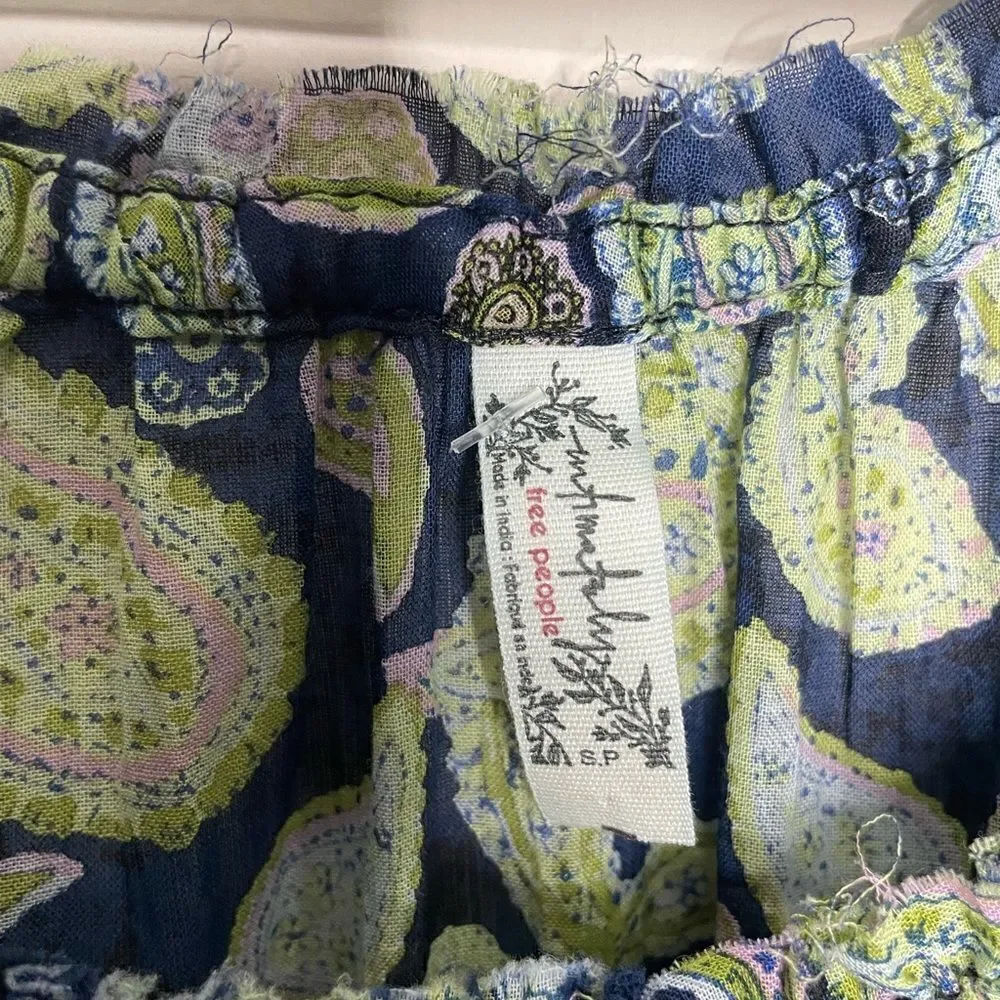 Free People Sundown Paisley Bodysuit